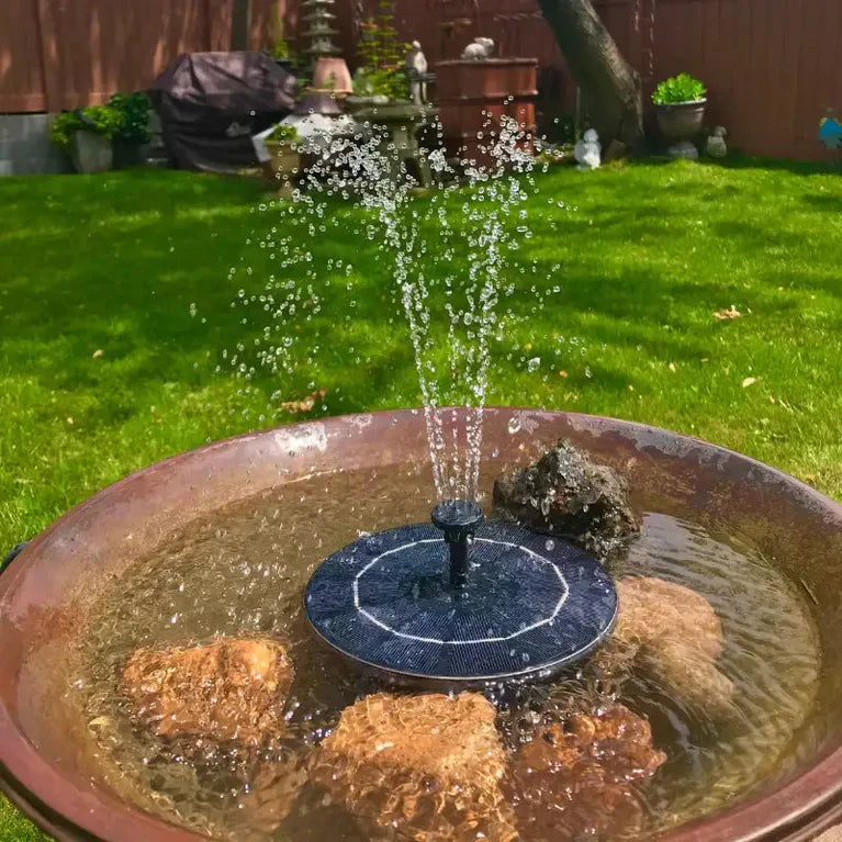 Brighten Up Your Garden This Summer With The Perfect Solar Water Fountain