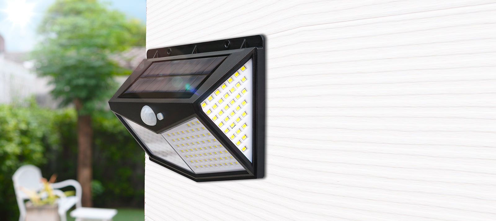 Home Security Utulising Solar Flood Lighting
