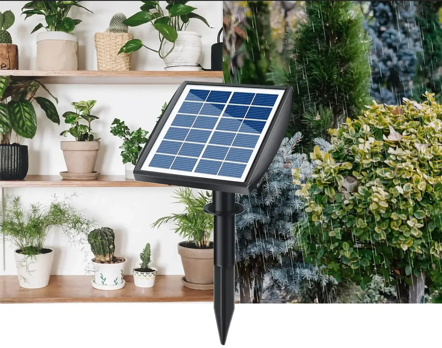 Summer Garden Essentials: Solar-Powered Auto Watering System and Lighting