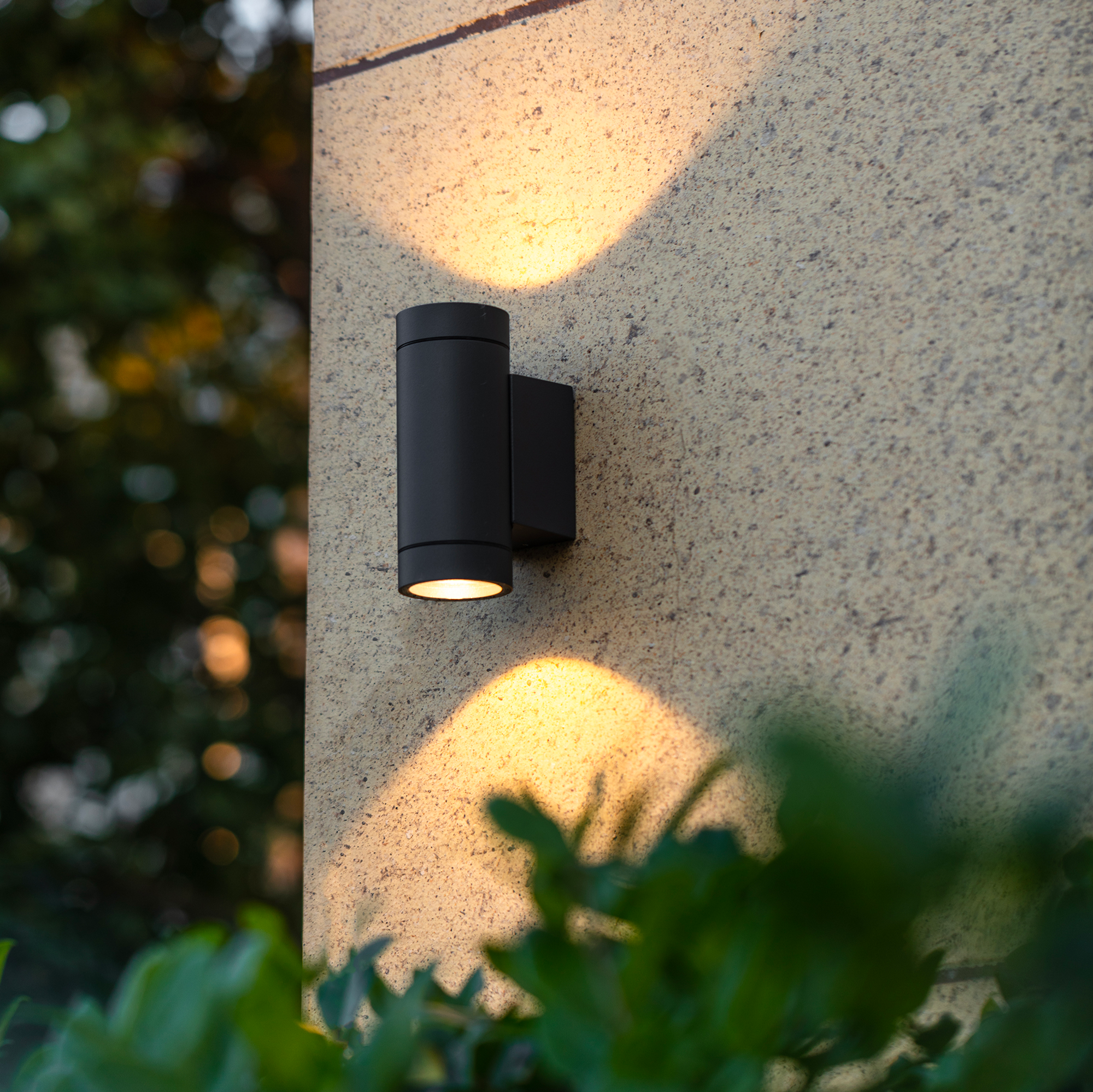 Up & Down Facing Outdoor Wall Light - Premium LED Grove Wall Light - IP54 Rated
