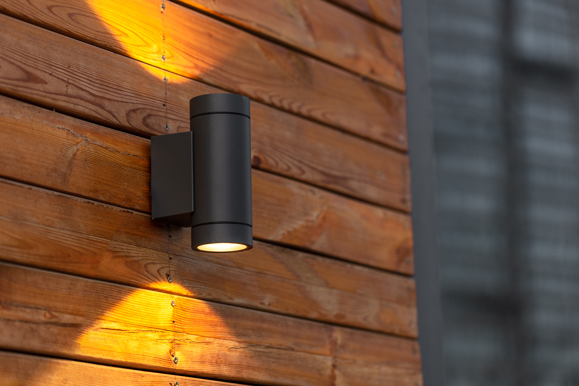 Up & Down Facing Outdoor Wall Light - Premium LED Grove Wall Light - IP54 Rated