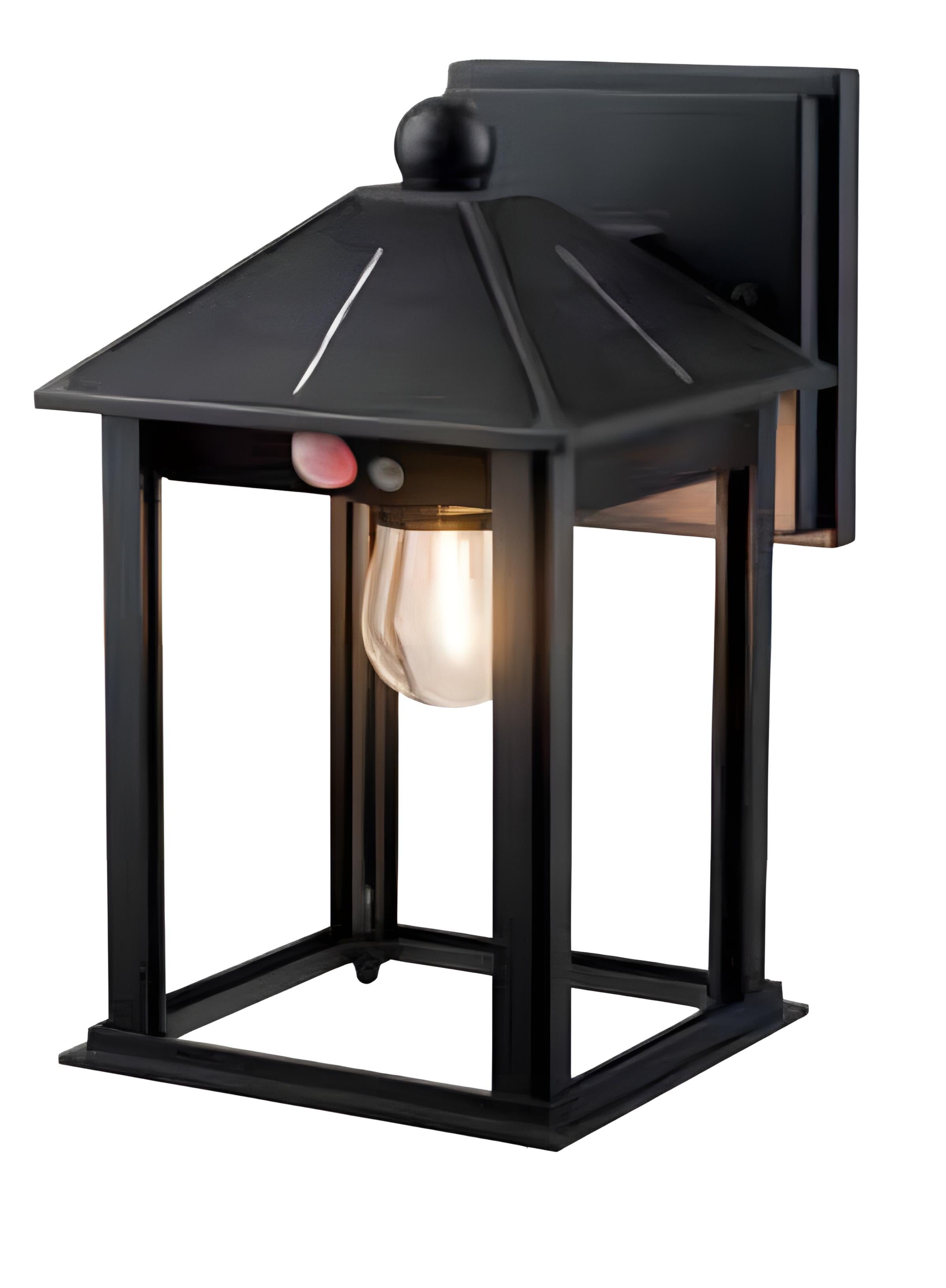Kensington Solar Motion Sensor LED Outdoor Wall Lantern with Aluminium Die-Cast Body
