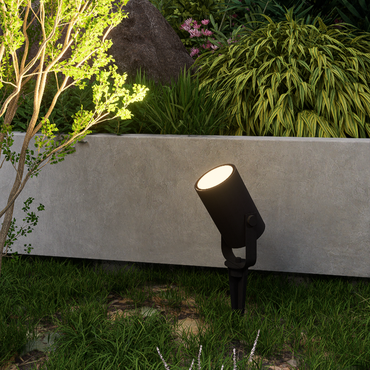 Kensington LED Professional Garden Spike Spotlight Aluminium Die-Cast IP54