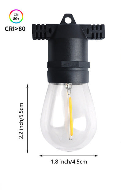 Outdoor Solar Bulb Festoon
