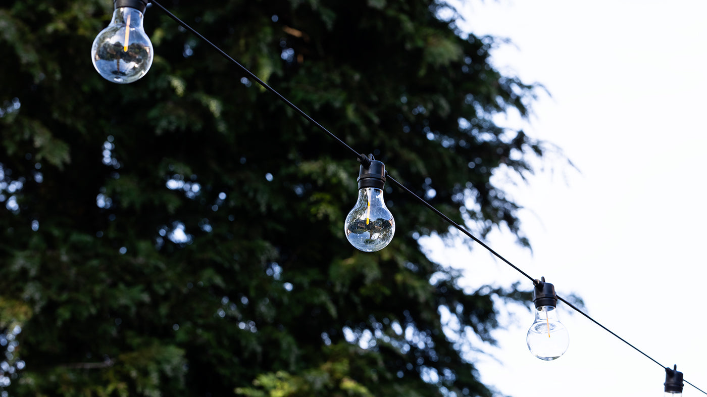 String Cotswold Festoon Lights Solar Powered