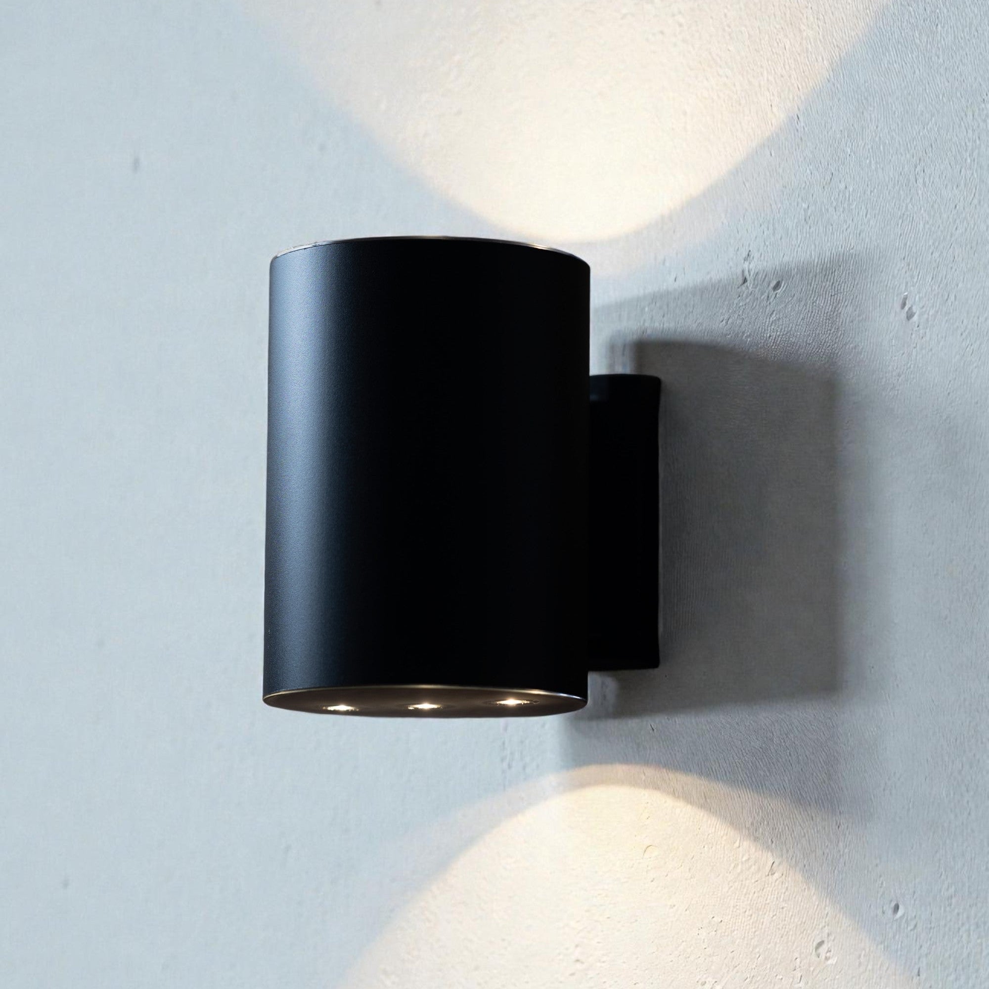 Monaco Solar Up & Down Wall Light - Warm White IP65