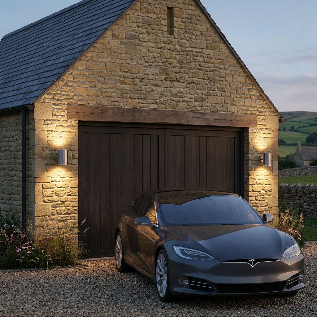 Up & Down Solar Wall Light