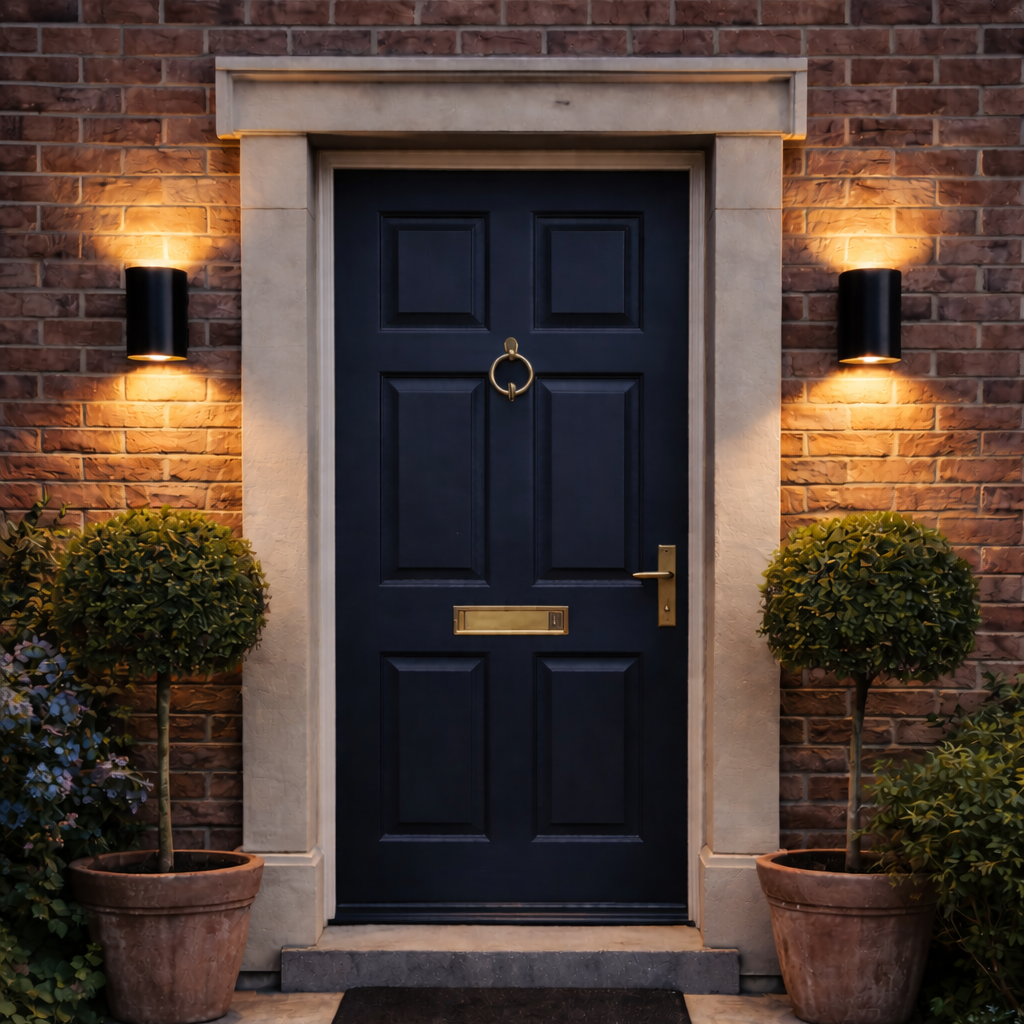 Monaco Solar Up & Down Wall Light - Warm White IP65