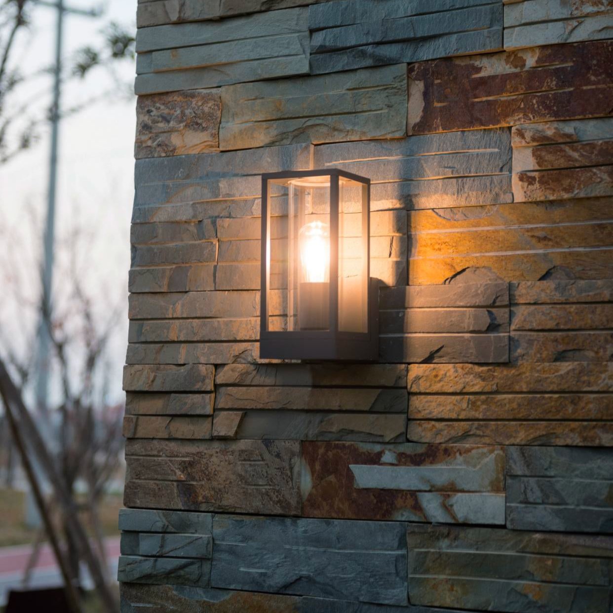 Grove Farmhouse Style Luxury Outdoor Aluminium Lantern IP44 Rated