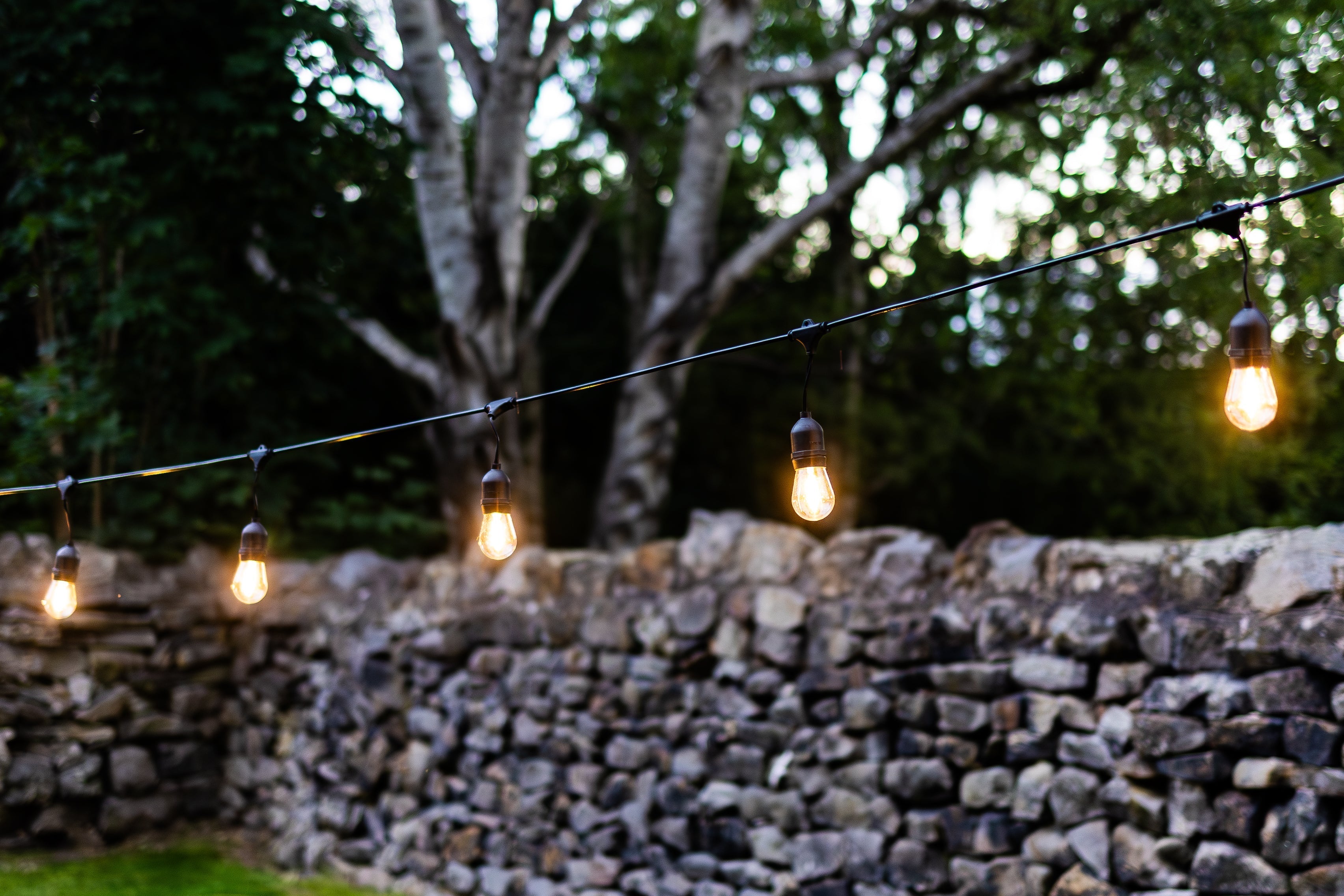 What are the best festoon lights for outdoor garden use in the UK?