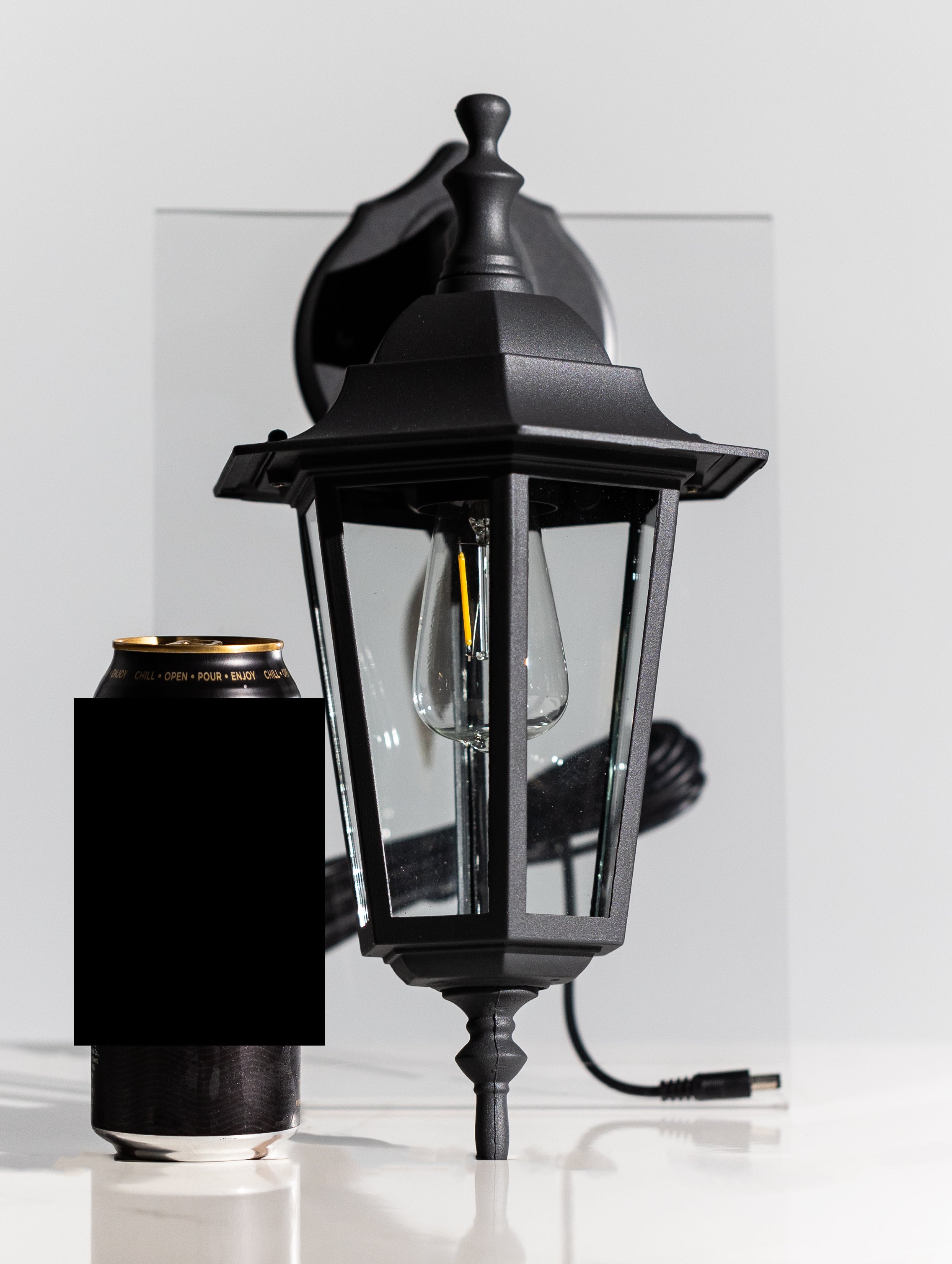 Solar Outdoor Wall Lantern - Clerkenwell Farmhouse - IP44 Rated