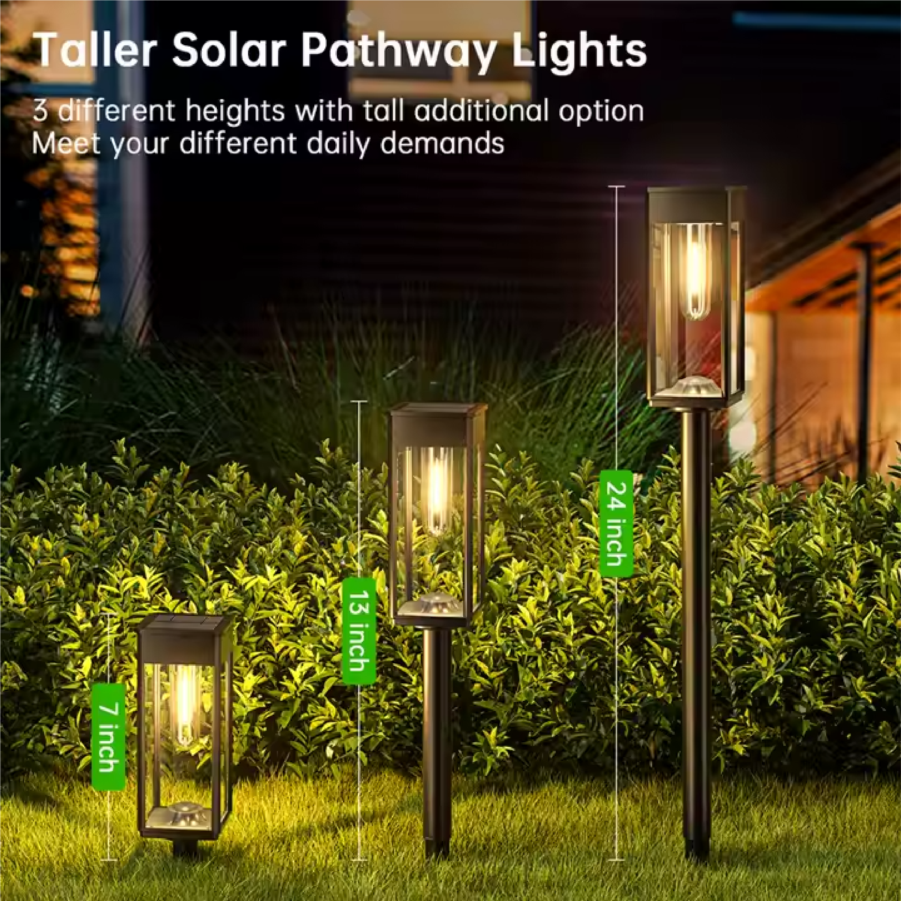 Solar Garden Grove Stake Lights - Warm White - 4 Pack