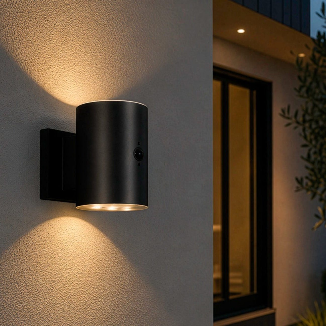 Solar Wall Light Outdoor Monaco Up & Down Solar Light