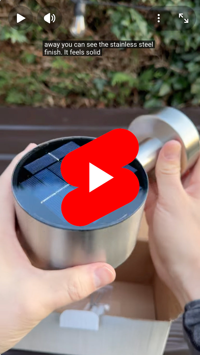 Fairfax Down Facing Solar Lights